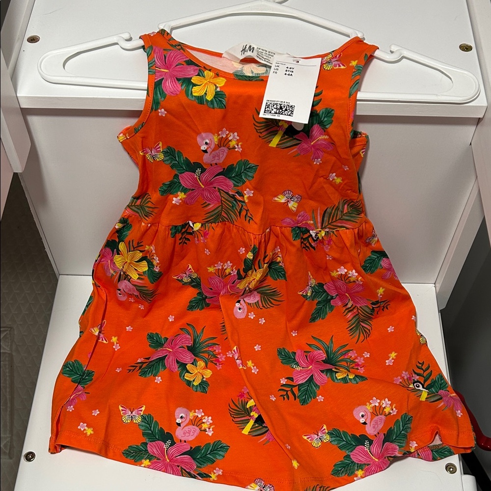 Girls Orange H&M Dress